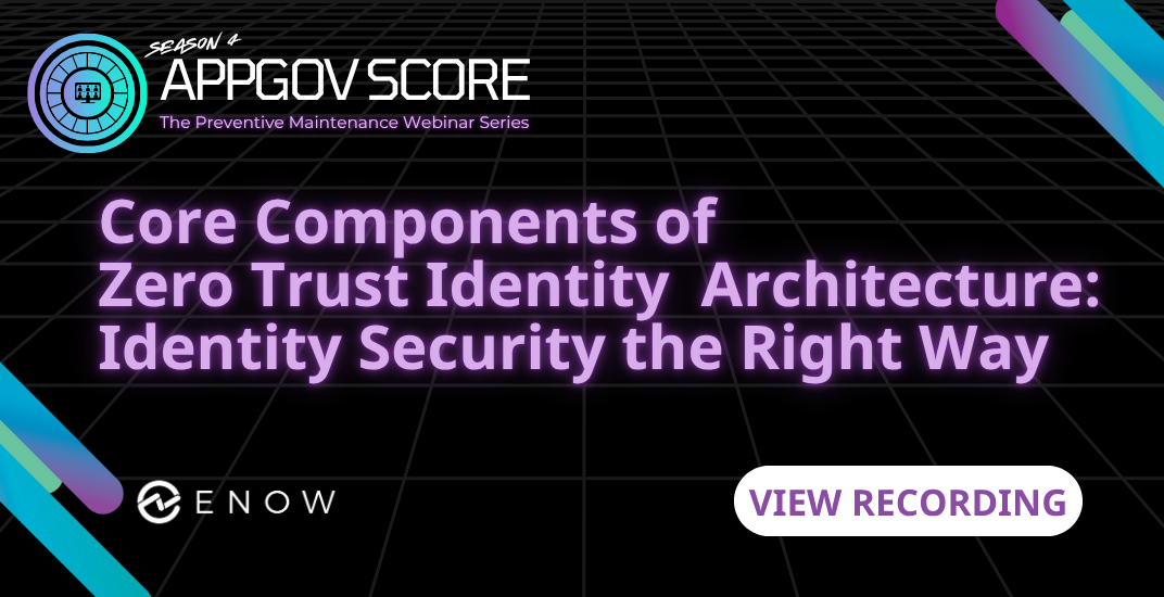 Core Components of Zero Trust - Recording