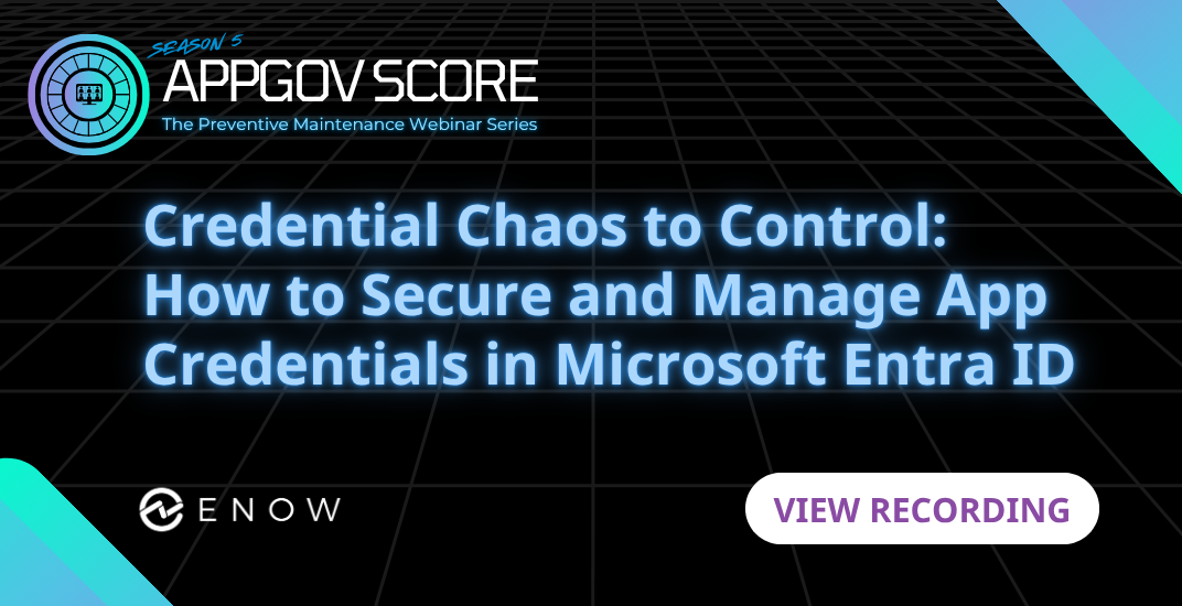 Credential Chaos to Control - Recording