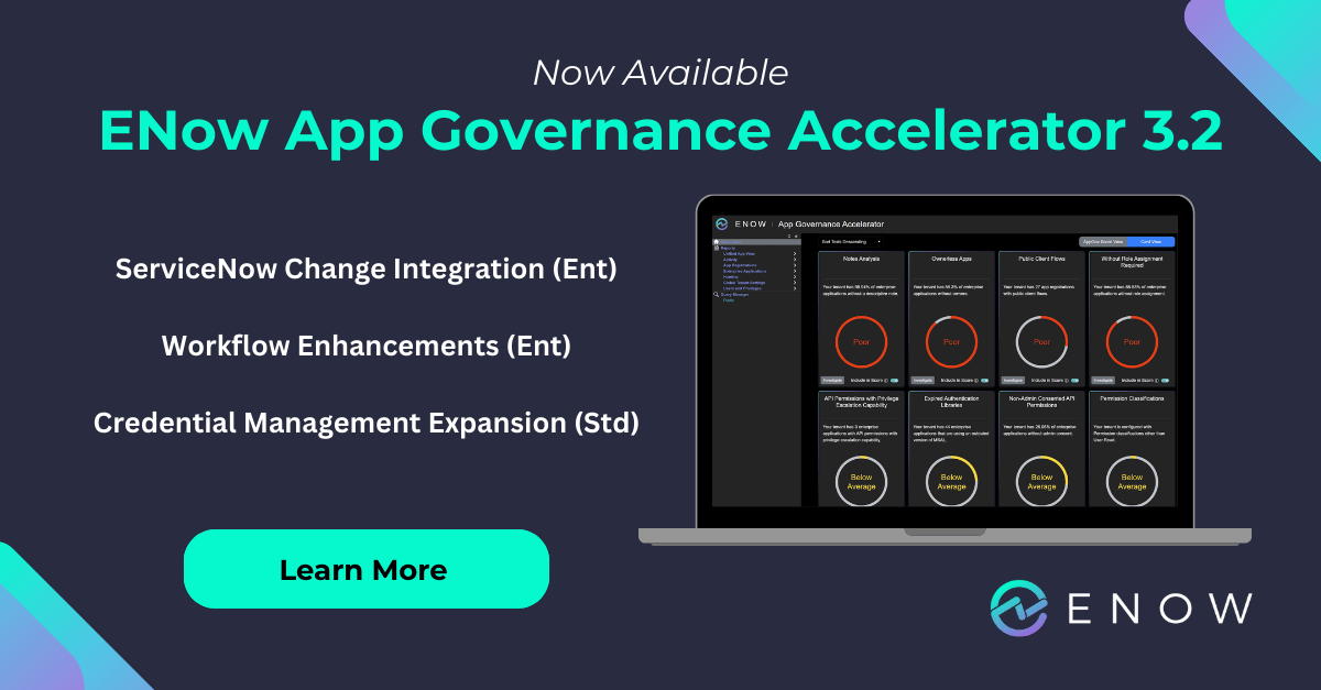 AppGov 3.2 - ServiceNow Change Integration - Credential Management - Entra ID