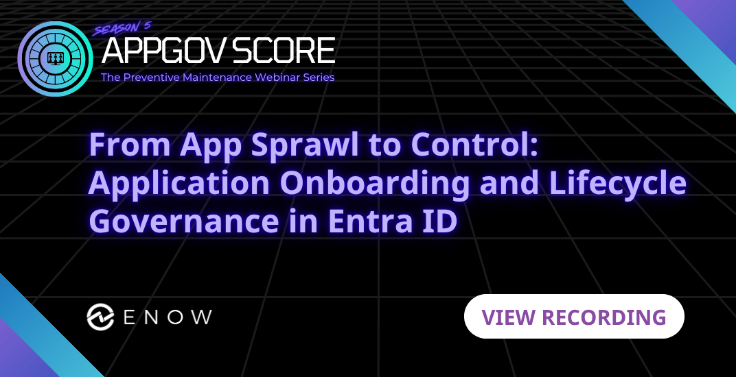 From App Sprawl to Control - Recording