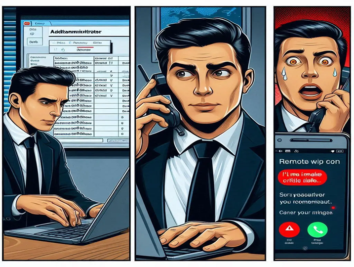 Cartoon showing risks of using the scream test for Entra ID application cleanup