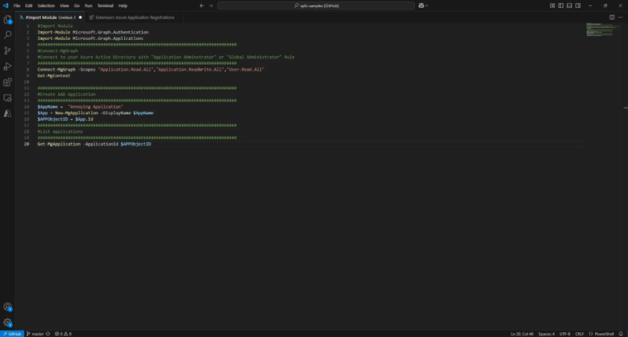 Graph PowerShell Script