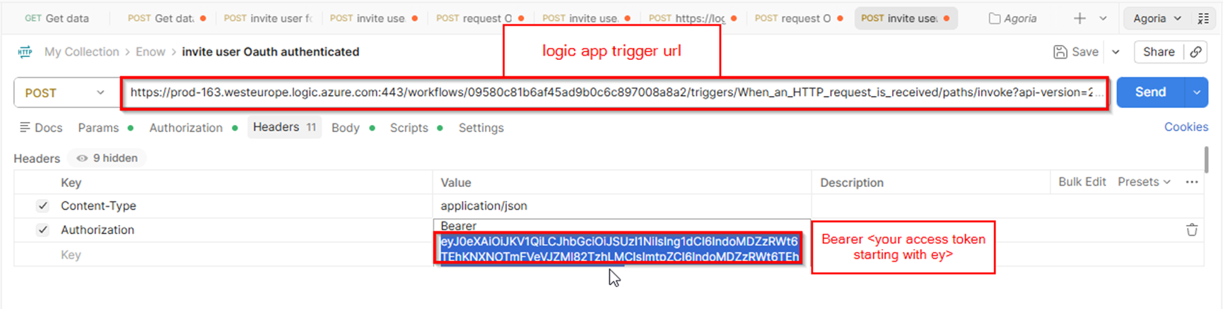 Invite user Oauth